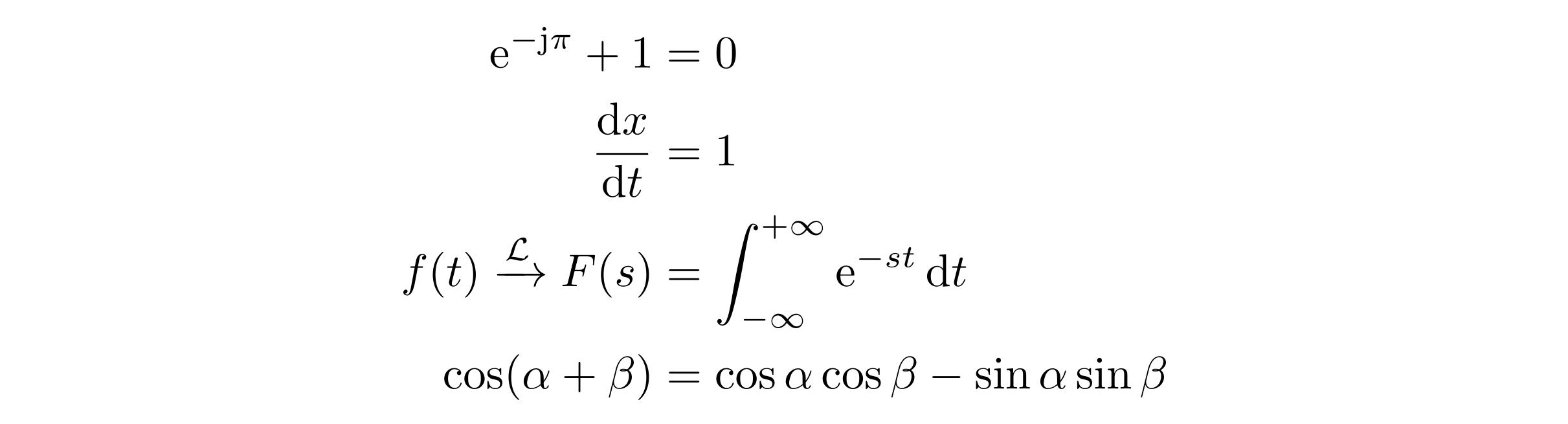 LaTeX-rendering